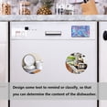 thumbnail image 3 of 2 Pcs Strong Fridge Magnets Iridescent Liquid Marble Refrigerator Magnets Sticker Decor for Whiteboards Locker 4"x2.5", 3 of 5