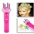 thumbnail image 1 of (No incluye pilas) 1 pieza Herramienta portátil para trenzar el cabello Toot Hairdresser Herramienta automática para peluqueros Máquina para trenzar con giro rápido Peinado DIY Rodillo, 1 of 5