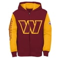 thumbnail image 2 of Youth Burgundy/Gold Washington Commanders Poster Board Full-Zip Hoodie, 2 of 3