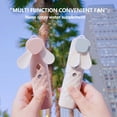 thumbnail image 6 of AZXY Handheld Fan,Portable Fan,Handheld Fans Mini,Usb Battery Operated Personal Portable Fan for Travel Outdoors on Clearance,White, 6 of 7