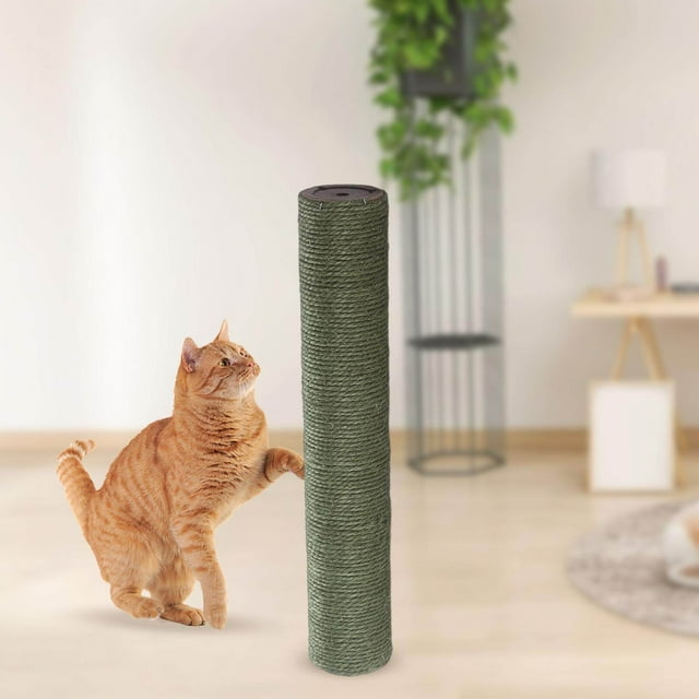 Cat scratching posts Replacement Sisal Rope Playing Scratch Post Refill Pole green 30cmx7cm