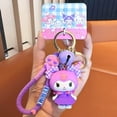 thumbnail image 2 of Llavero genuino Sanrio Kuromi Cinnamoroll MyMelody Hellokitty, bolso colgante, adornos creativos para muñecas, regalo de cumpleaños para niñas Fivean unisex, 2 of 2