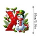 thumbnail image 3 of 26 Letters Christmas Tree Decoration Pendant, Christmas Tree Ornaments DIY, Christmas Decoration Xmas Tree Hanging Decor, Elegant Style, High-Quality Craftsmanship, Festive Home Decor, for Bedroom, 3 of 9