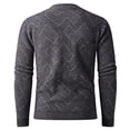 thumbnail image 2 of Men's Textured Knit Pullover Sweater Mock Neck Long Sleeve Casual Top, 2 of 8