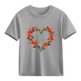 thumbnail image 1 of hengsof T-shirt Imprimé à Manches Courtes pour Enfants, 1 of 3