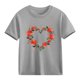 thumbnail image 1 of Blusas y camisas de manga corta con cuello redondo para niños y niñas, camisetas gráficas de manga corta, blusas con estampados bonitos para la temporada escolar., 1 of 9