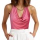 thumbnail image 2 of Camiseta sin mangas informal para mujer con drapeado delantero y espalda sexy - Elástica y ligera, disponible en tallas grandes, 2 of 4