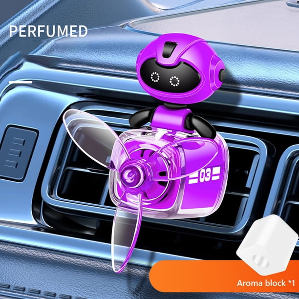 Perfume para coche, fragancias para coche, aire acondicionado, ventilador de música, decoración interior de alta gama, altura ajustable, marco de metal, para conductores que viajan