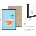 thumbnail image 3 of HAUS AND HUES Preppy Bar Wall Decor Framed - Blue and Orange Bar Cart Decor, Colorful Bar Wall Art Prints, Vintage Cocktail Poster, Alcohol Art Decorations, Aperol Spritz (24x36 Black Frame), 3 of 6