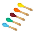 thumbnail image 2 of Baby Spoons Regular Scoop | Bamboo & Silicone, 2 of 18