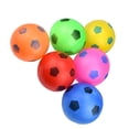 thumbnail image 2 of 9 Uds. De balones de fútbol inflables para niños, juguetes de balones de plástico multicolores, divertidos juegos para interiores y exteriores (Color aleatorio), 2 of 6