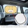 thumbnail image 4 of Yuyamidu Giraffe Car Window Sun Shades for Kids Cute Back Window Sunshades for Car 2 Pack Sunshade for Car Window Baby Yellow Car Side Window Sun Visor Car Accessories, 4 of 7