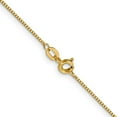 thumbnail image 3 of 14K Yellow Gold Box Chain Styles Necklace .8 mm with Spring Ring Clasp 16 inch 0.8, 3 of 4