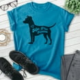 thumbnail image 2 of Min Pin Mama, Unisex Women's Shirt, Miniature Pinscher, Min Pin Owner, Funny Dog Mama Gift, Heather Blue, X-Large, 2 of 6