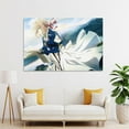 thumbnail image 4 of Violet Evergarden Japanese Anime Posters Wall Art Poster Scroll Canvas Painting Picture Living Room Decor Home Framed/Unframed 16x24inch(40x60cm), 4 of 10
