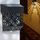 thumbnail image 4 of Lámpara solar de pared para postes de cerca, luces solares para terraza con sensor de anochecer a amanecer, luces decorativas para exteriores a prueba de agua, ahorro de energía, fácil instalación, 4 of 5