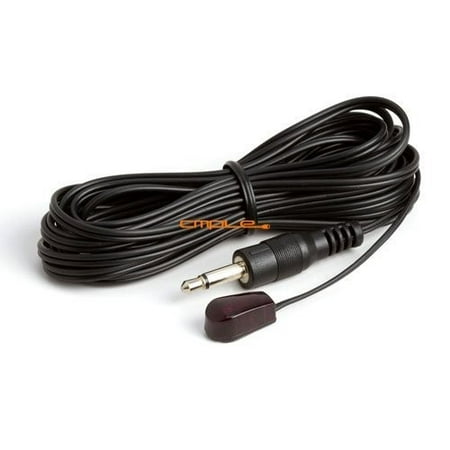 7 Inch Tiger Eye - CMPLE - IR Emitter Extender Mini Stick-On Infrared Emitters Blink Eye, Remote Control Extension Cable 3.5mm 10 Feet