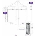 thumbnail image 4 of Impact 5' x 5' Pop Up Canopy Tent, Lightweight Powder Coated Steel Frame, Includes Storage Bag, Royal Blue, 4 of 4