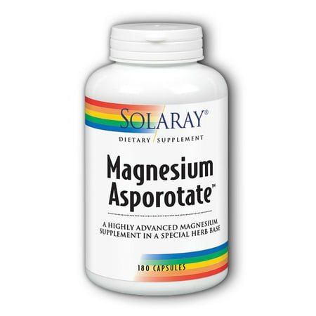 Solaray Magnesium Asporotate 180 Capsules