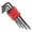Extended black flowe, variant on Lynono Heavy dutys Allens Wrench Torxs Star Wrench T Type Head Spanner Double End