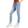 thumbnail image 2 of Dollhouse Juniors’ Distressed Skinny Jeans, Hillside, 5, 2 of 3