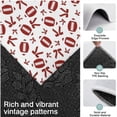 thumbnail image 3 of Football and Ribbon Shapes Pattern Kitchen Rugs Sets Of 3,Kitchen Runner Rugs Non Skid Washable,Decorative Kitchen Floor Mats for Kitchen,Sink,Laundry,17"x30"+ 17"x47" + 17"x59", 3 of 6