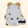 thumbnail image 4 of REGALWOVEN Desk Alarm Clock, Lovely Three-dimensional Bear-Shaped, Cute Patterns, Non-Tick, Perfect for Teens Orange 4.1"L x 1.6"W x 5.5"H, 4 of 4