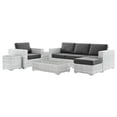 thumbnail image 4 of Modway Convene Ensemble de Mobilier de Patio Extérieur 6 Pcs en Gris Clair Charbon, 4 of 10