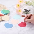 thumbnail image 3 of Uxcell 150Pcs Heart Paper Cutouts 2.5" Small Heart Shaped Tags for Valentine's Day Craft Classroom Bulletin Board Orange, 3 of 6