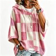 thumbnail image 2 of LNZGNM Womens Hoodies Long Sleeve Hooded Sweatshirts Graphic Light for Ribbon Breast Cancer Awareness, 2 of 4
