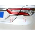 thumbnail image 5 of Xotic Tech Set Chrome Exterior Rear Bumper Lip Tail Light Eyelid Accessories Cover Trim Combo Kit, Compatible with Toyota Camry LE XLE 2018-2022, 5 of 9