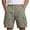 #03 Green 【Mix & Match: Stock Up on Your Favorite Colors】, variant on Men's Solid Relaxed Beach Five Inch Shorts, Elastic Custom Drawstring Waist Handy Side Storage Pockets Soft Lightweight Fabric, Multi Color Casual Shorts for Summer Spring