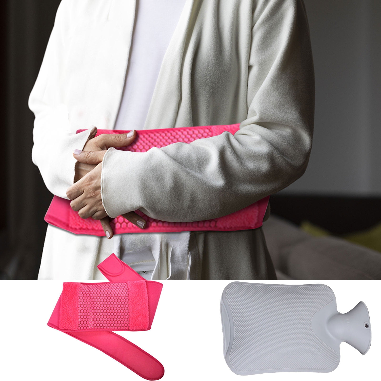 Winter Clearance! Tunhigl New Thickening and Velvet Belt Irrigation Hand Warmer Treasure Warm Waist Treasure Two-in-One