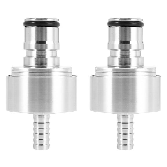 2Pcs/Lot 304 Stainless Steel Carbonation Cap 5/16 Inch Barb, Lock Type, Fit Soft Drink PET Bottles, Homebrew Kegging