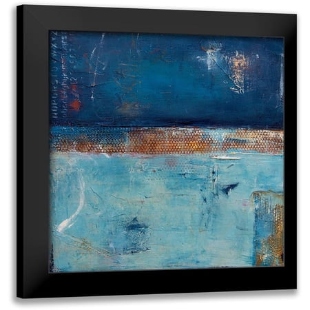 Ashley, Erin 12x12 Black Modern Framed Museum Art Print Titled - Midnight Train