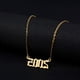 thumbnail image 4 of Collar con colgante de número de año de nacimiento, collar de acero inoxidable con número de oro y cumpleaños, joyería de cadena para mujer y niña Xemadio LRWJ198-19, 4 of 6