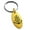Gold, variant on Stainless Steel Nautical Ship Helm & Anchor Engraved Small Oval Charm Keychain Keyring
