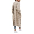 thumbnail image 3 of All Match Spring Fall Loose Long Knit Cardigan With Pocket, 3 of 5