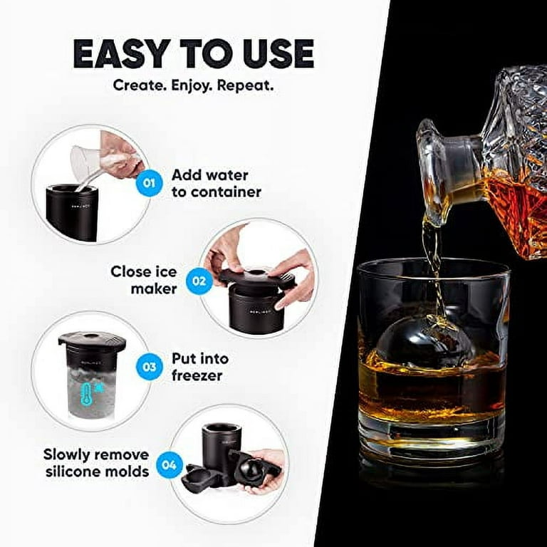 Ice Ball Maker Mold Kitchen Bar Ice Ball Makers Countertop Whiskey