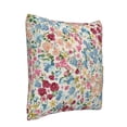 thumbnail image 2 of Bingfone Trendy Floral Design Linen Throw Pillow Covers Cushion Case Pocket Button Vintage Farmhouse Pillowcase-16"x16", 2 of 9