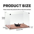 thumbnail image 2 of Mistaha Acrylic Football Display Case with Solid Wood Base and Dustproof Lid - Easy Assembly, 360° Transparent View, Durable & Washable - 35*25*25cm Multi-functional Sports Collectibles Showcase, 2 of 6