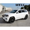 thumbnail image 4 of Wellvisors Side Window Visors Deflectors Rain Guards With Chrome Trim for 2011-2021 Jeep Grand Cherokee / 2022 Grand Cherokee WK 3-847JE004, 4 of 13