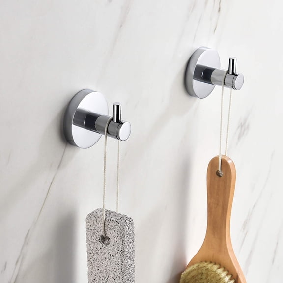Kibi Circular Bathroom Towel & Robe Hook 3 Count