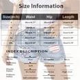 thumbnail image 3 of CIENVNSTG Womens 4Th Of July Summer Casual Patriotic Denim Shorts Star Flag Patchwork Ripped Distressed Cuffed Raw Hem Jean Shorts with Pockets for Daily Outdoor Wear Blue M, 3 of 6