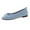 Blue, variant on Women's Square Toe Yara Soft Pointed Toe Ballet Flats with Bowknot Soft Sole Comfortable Slip On Foldable Dress Shoes for Wedding Party Birthday