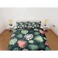thumbnail image 2 of Juego de Funda Nórdica Verde Tropical, Colcha de Dormitorio, Dormitorio de Verano, 2 of 4