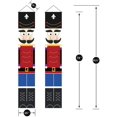 thumbnail image 5 of Nutcracker Décorations de Noël - Décor de Noël Extérieur - Modèle de Soldat Taille Réelle Bannières Nutcracker pour Porte d'Entrée Porche Jardin Intérieur, 5 of 5