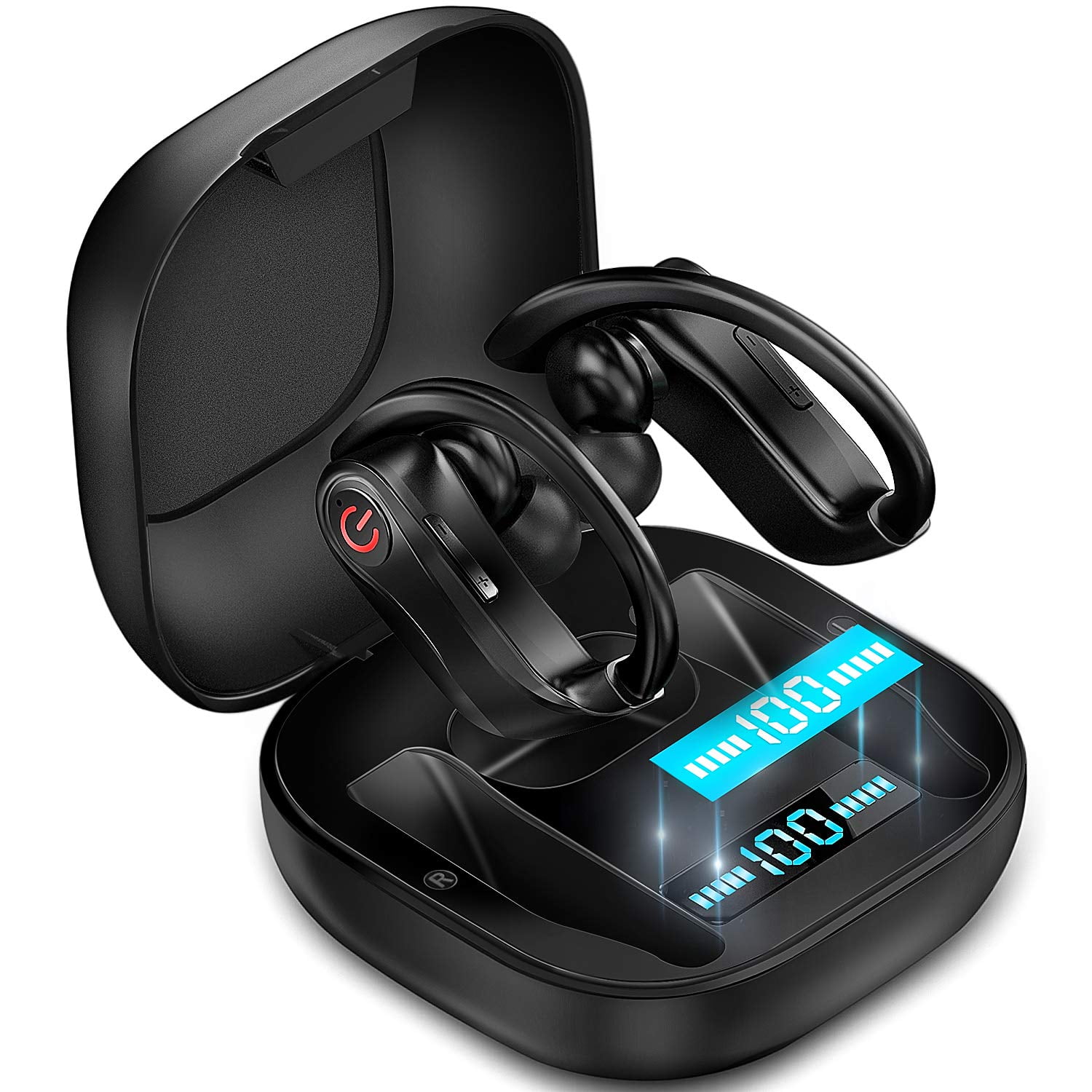 TWS Wireless Bluetooth 5.0 Earphones Headphones HiFi Stereo In Ear Sport Earbuds 