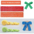 thumbnail image 4 of 1set 15 Yards 1.5" Wide Elastic Crochet Headband 7 Mixed color Ribbon Crochet Stretch Trim for Hair Accessories and Tutus Dresses 2.18 Yards per Roll, 4 of 9