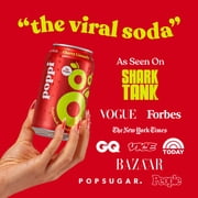 poppi Cherry Limeade Prebiotic Soda, 12 fl oz, 4 Pack Cans